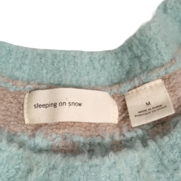 Sleeping on Snow Women's Cordelia Fairisle tunic sweater Size Medium - Picture 4 of 9